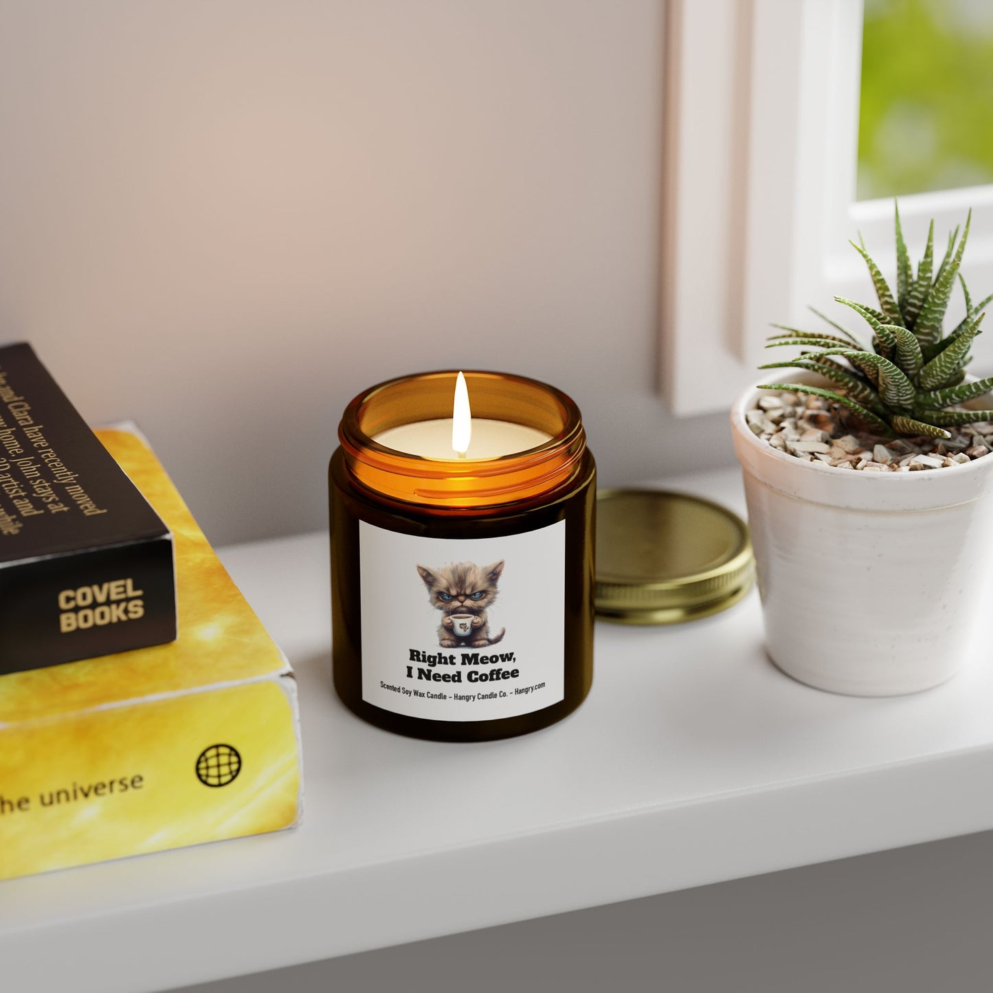 Right Meow, I Need Coffee Candle