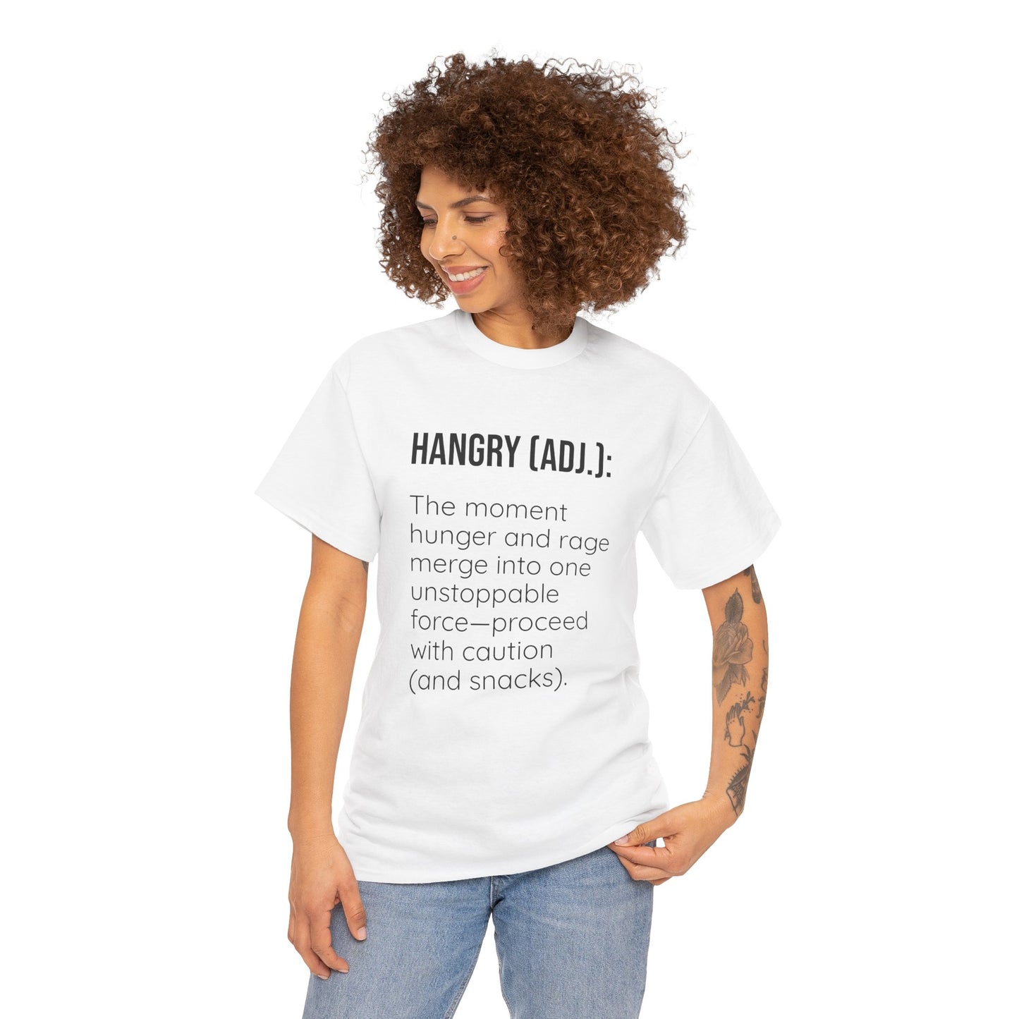 Hangry Definition Tee - Hunger and Rage