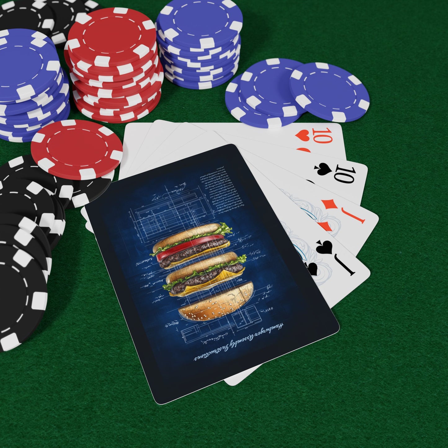 Hamburger Assembly Instructions Playing Cards