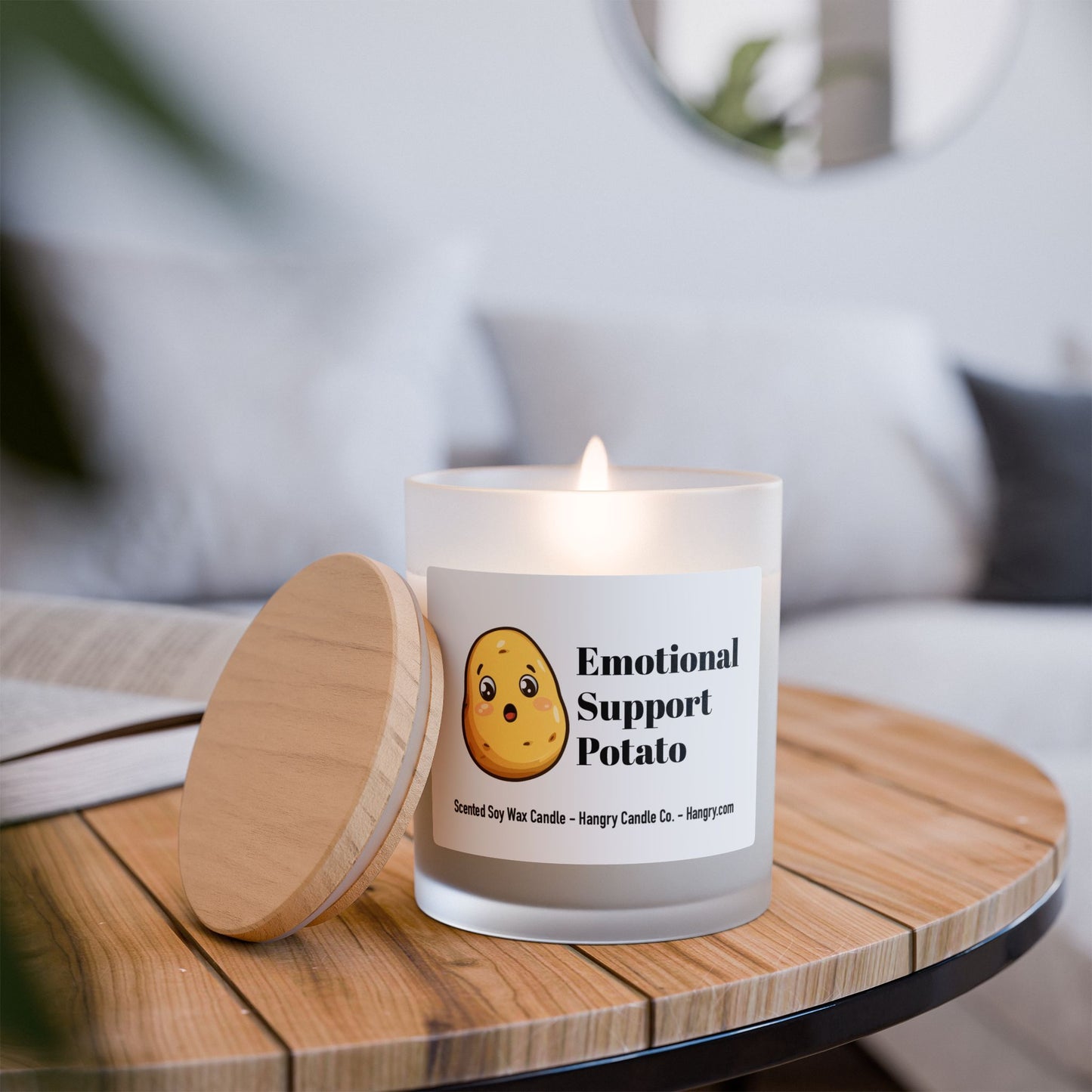 Emotional Support Potato Candle