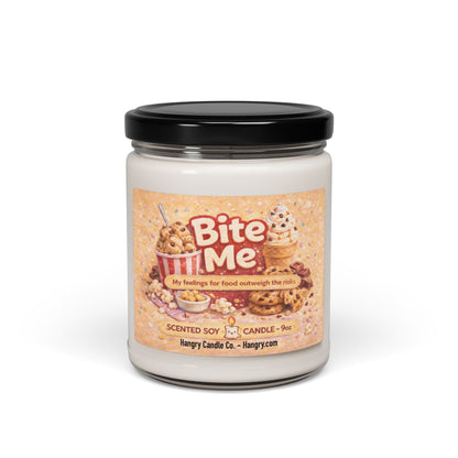 Bite Me – Funny Sarcastic Candle for Hangry Friends & Coworkers