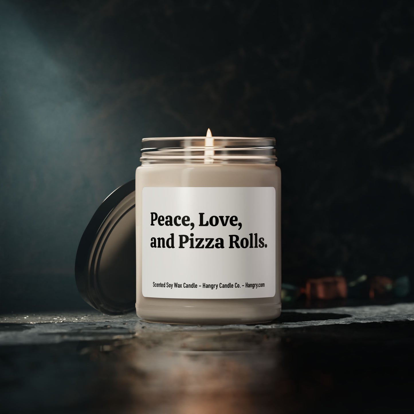 Peace, Love, and Pizza Rolls. - Scented Soy Candle, 9oz