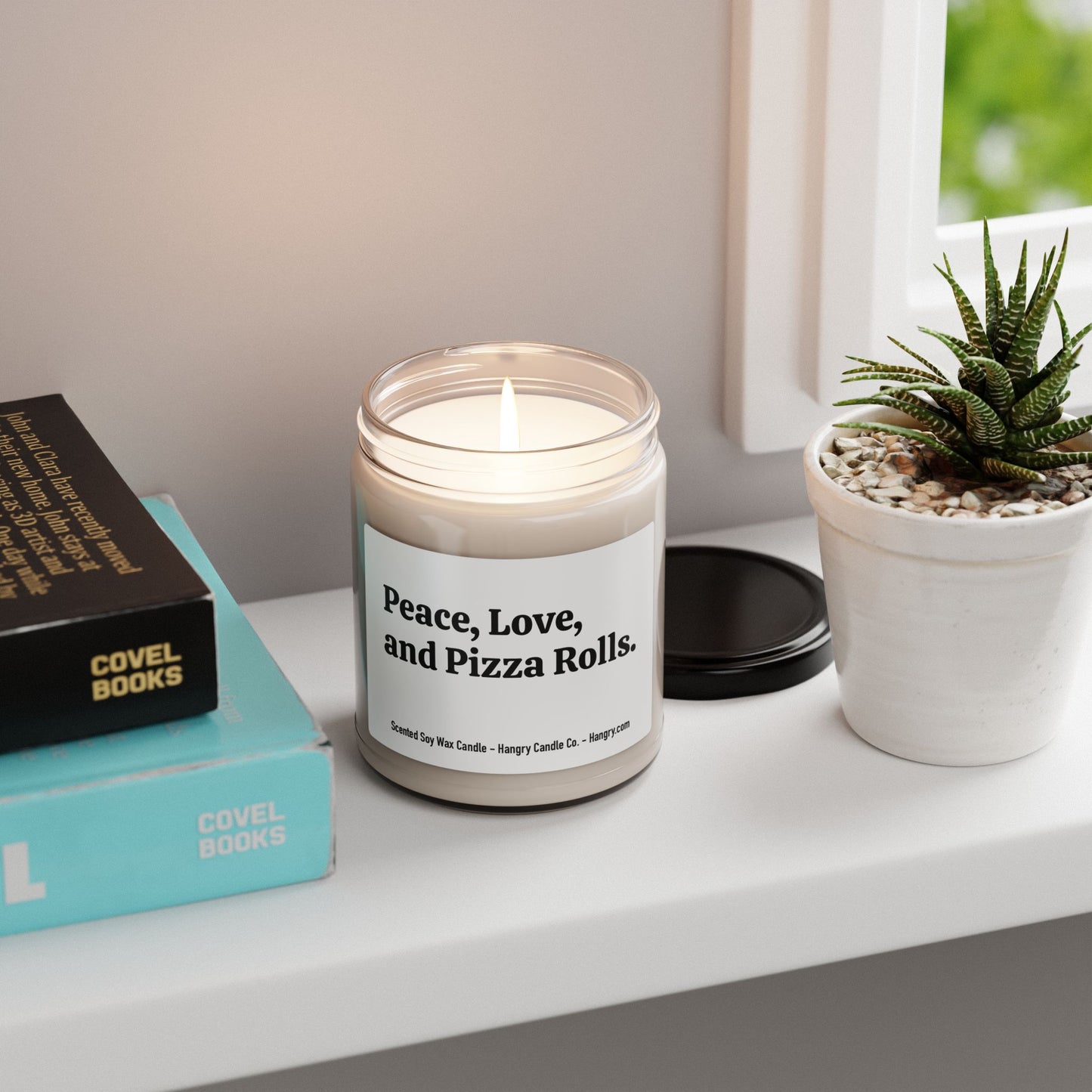 Peace, Love, and Pizza Rolls. - Scented Soy Candle, 9oz