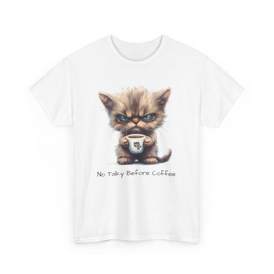 Grumpy Coffee Kitten Tee