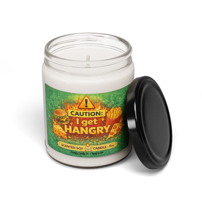 CAUTION: I Get Hangry – Funny Warning Candle for Food Lovers