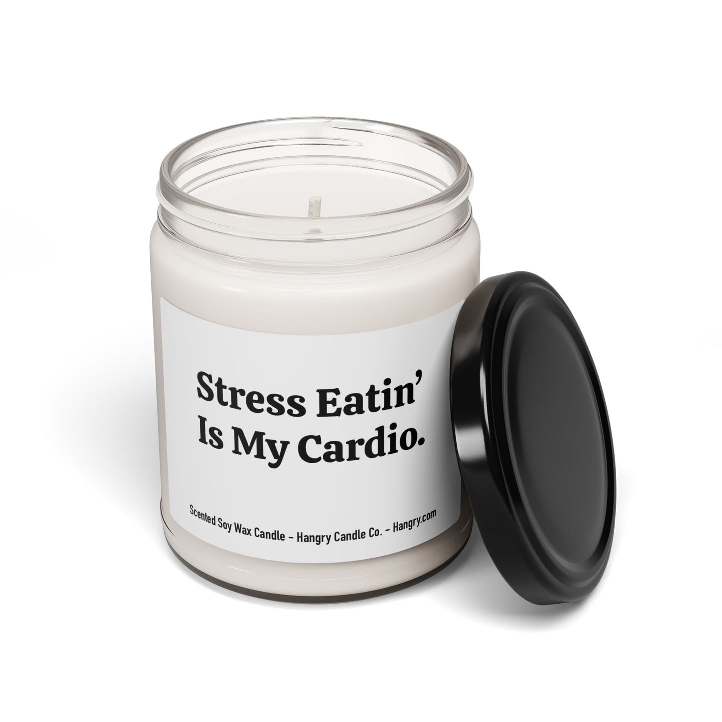 Stress Eatin’ Is My Cardio. - Scented Soy Candle, 9oz