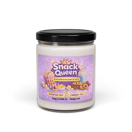 Snack Queen – Funny Food Candle for Snack Lovers & Work Besties
