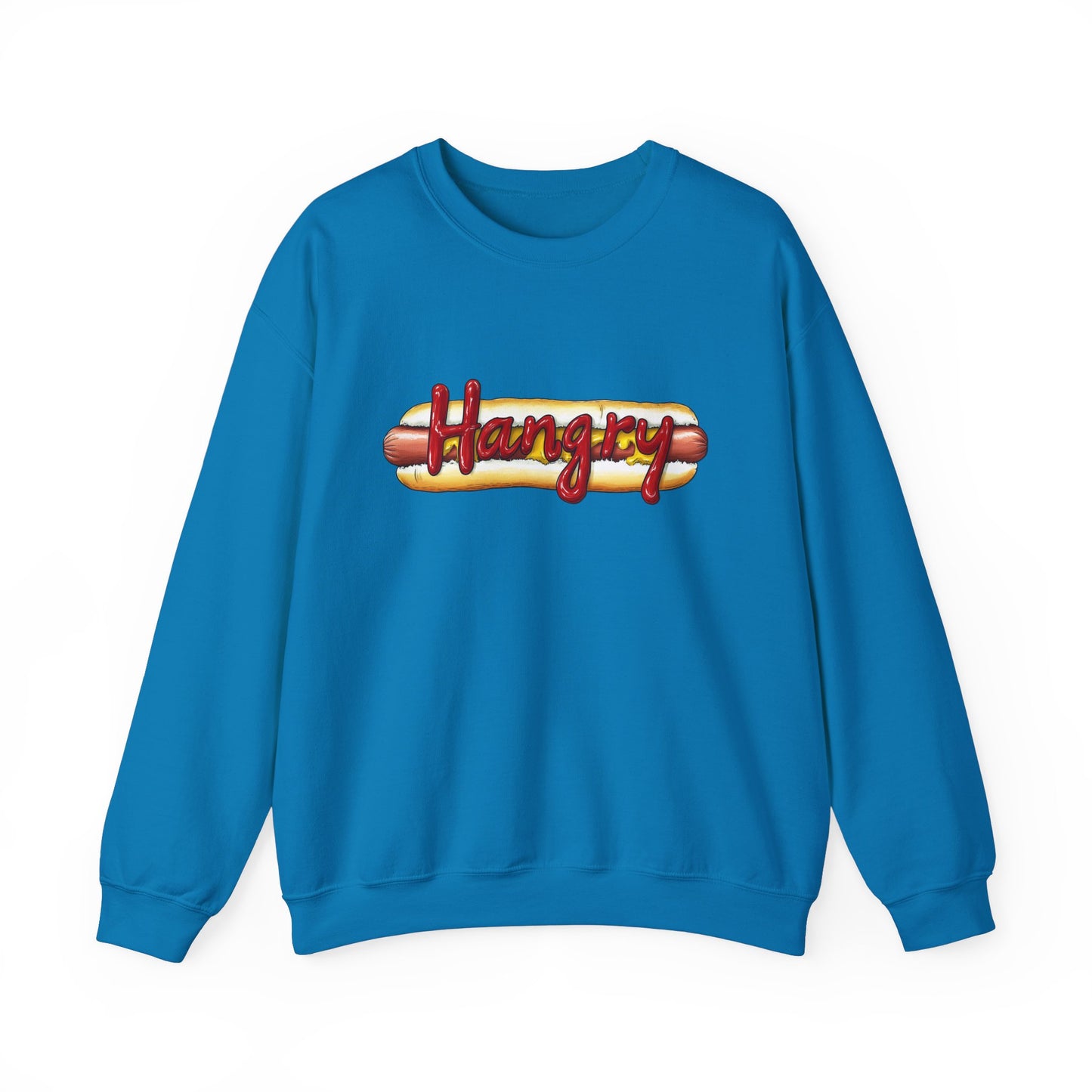 Hangry Hot Dog Logo Crewneck Sweatshirt