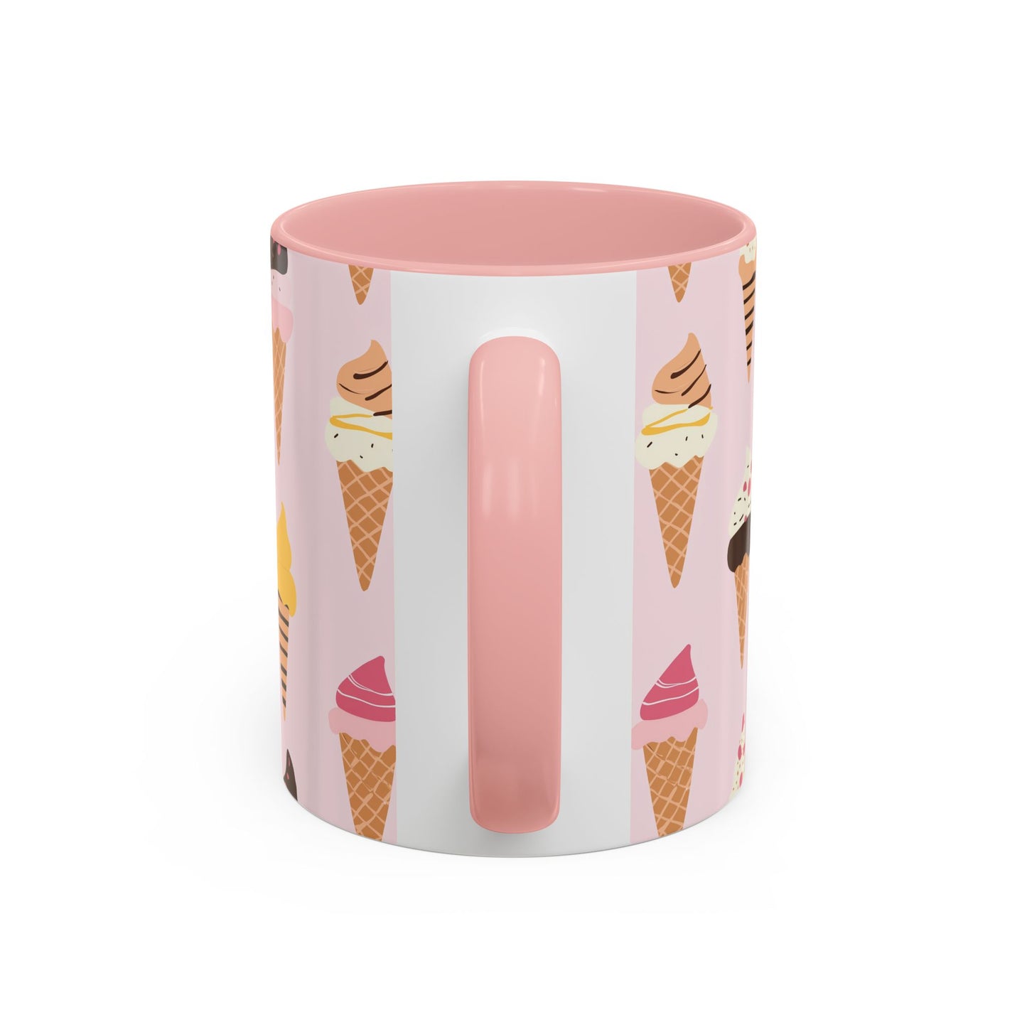 Adorable Ice Cream Cone Accent Coffee Mug