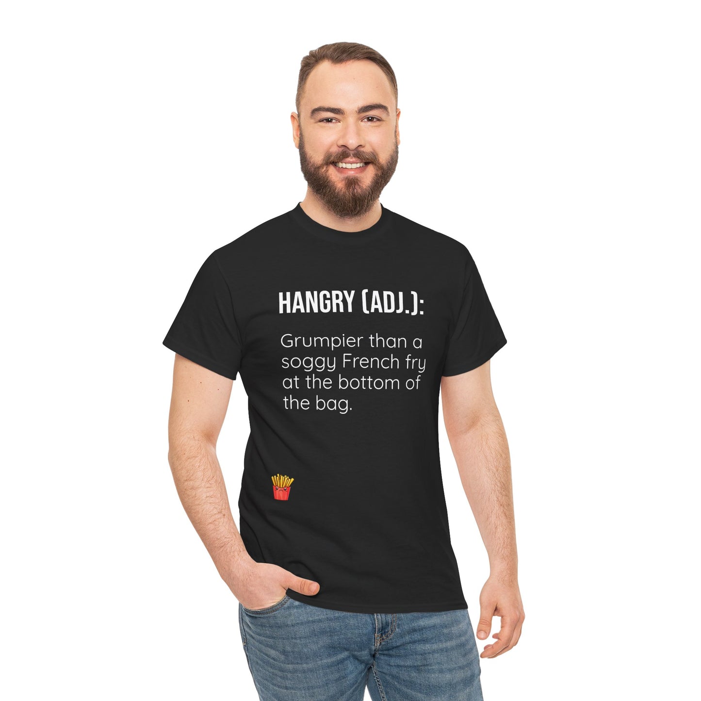 Hangry Definition Tee - Grumpy French Fry