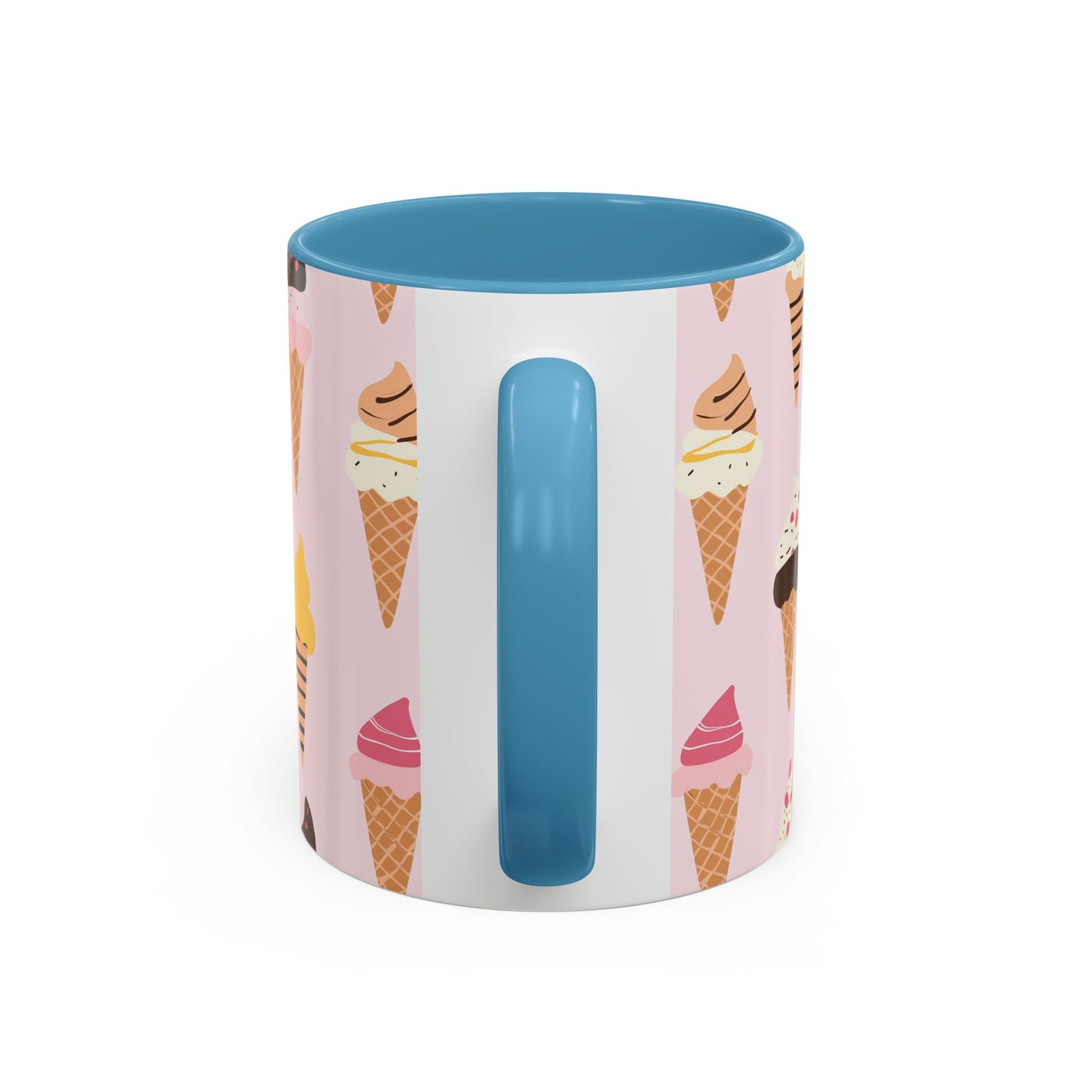 Adorable Ice Cream Cone Accent Coffee Mug