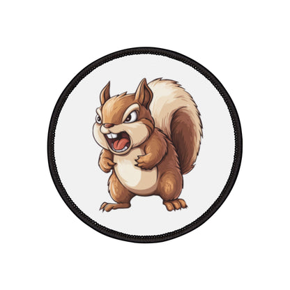 Hangry Squirrel Iron-On Patch