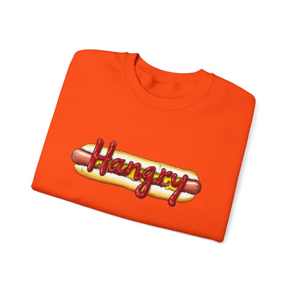 Hangry Hot Dog Logo Crewneck Sweatshirt