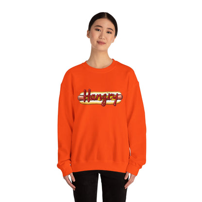 Hangry Hot Dog Logo Crewneck Sweatshirt