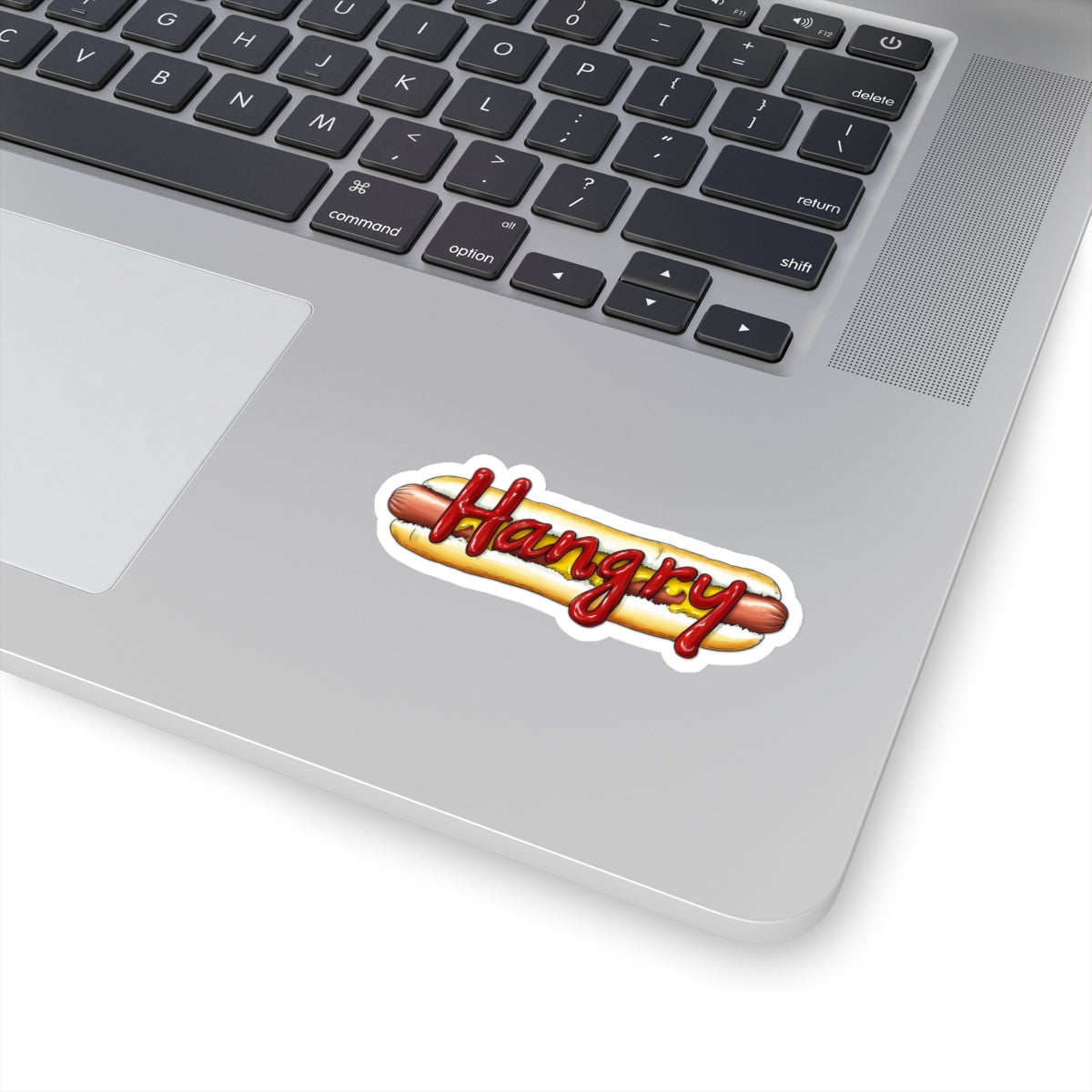 Hangry Hot Dog Logo Sticker