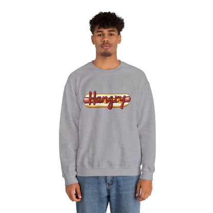 Hangry Hot Dog Logo Crewneck Sweatshirt