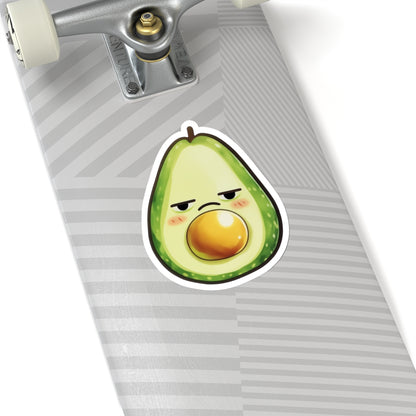 Unhappy Avocado Sticker