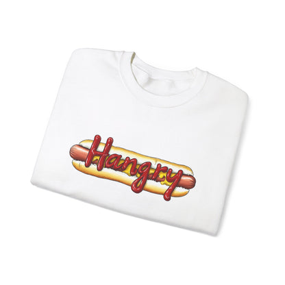 Hangry Hot Dog Logo Crewneck Sweatshirt