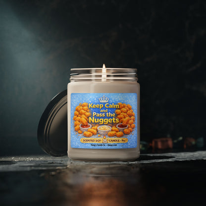 Keep Calm and Pass the Nuggets – Funny Comfort Food Candle