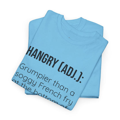 Hangry Definition Tee - Grumpy French Fry