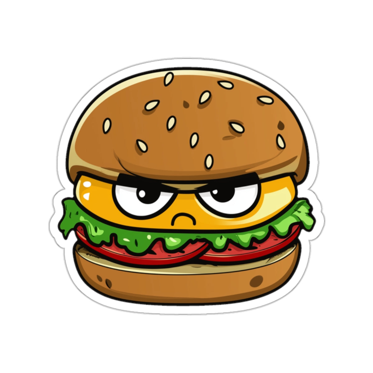 Hangry Burger Sticker