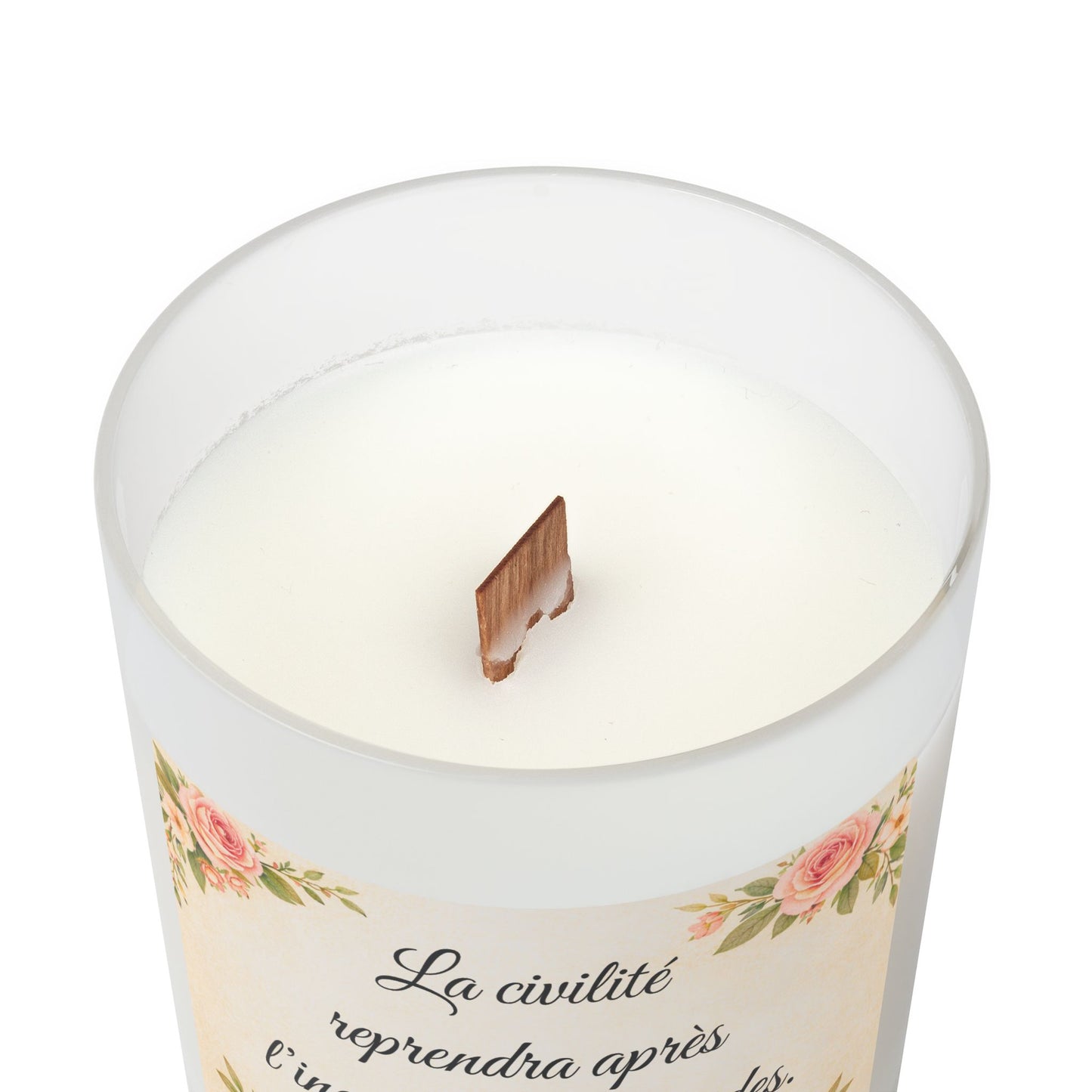 Colère de Faim Candle – “Civility Will Resume After Carbohydrates” | Snarky French Quote Soy Wax Candle | Funny Gift Decor