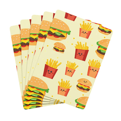 Burger and Fries Playing Cards