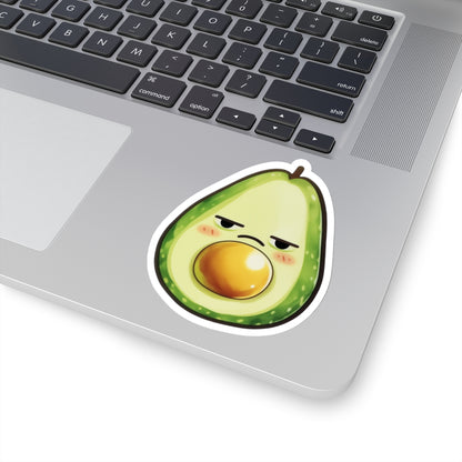 Unhappy Avocado Sticker