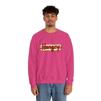 Hangry Hot Dog Logo Crewneck Sweatshirt