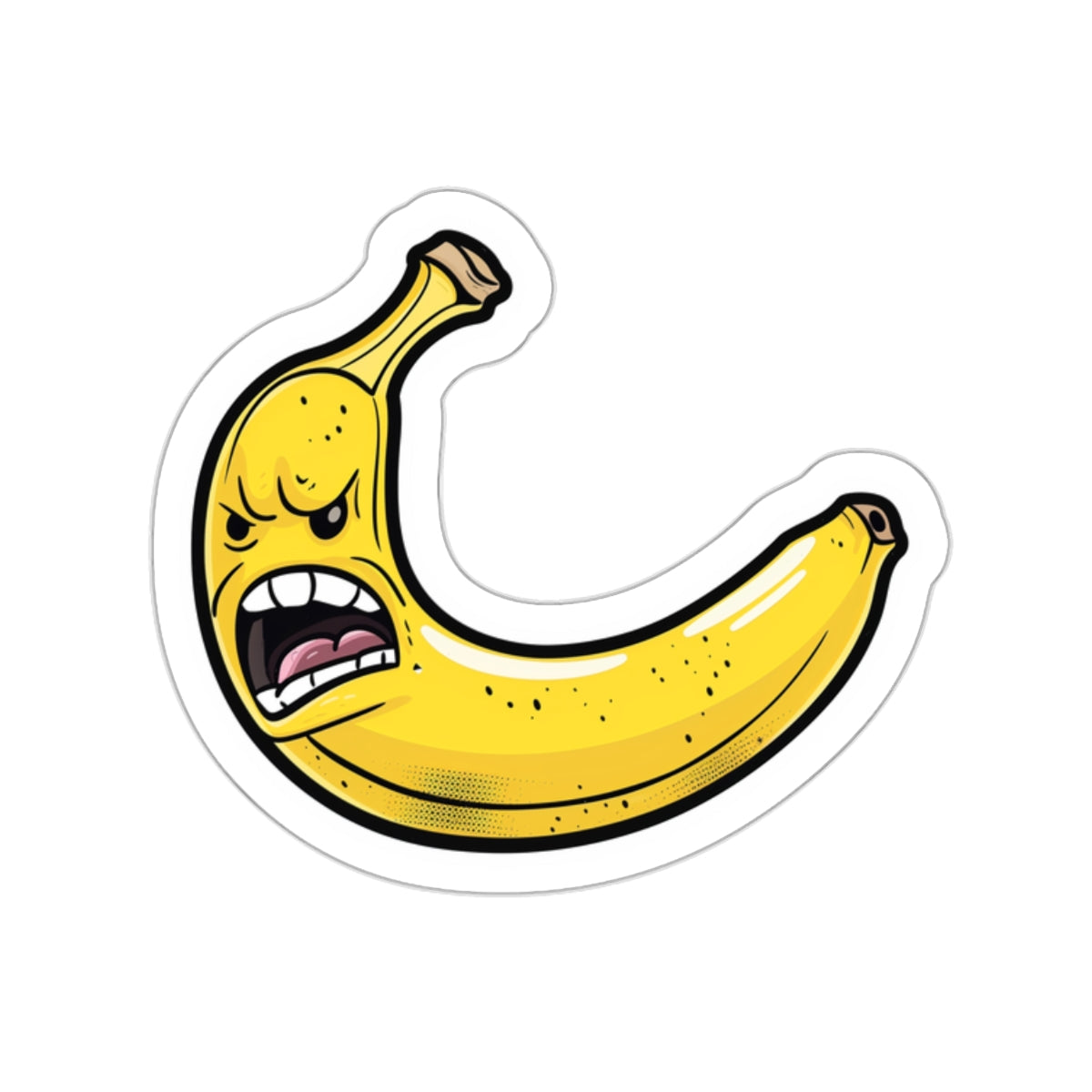 Hangry Banana Sticker