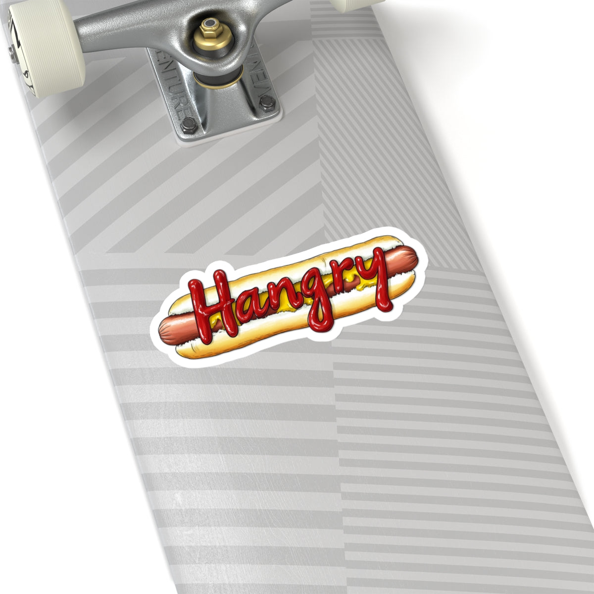 Hangry Hot Dog Logo Sticker