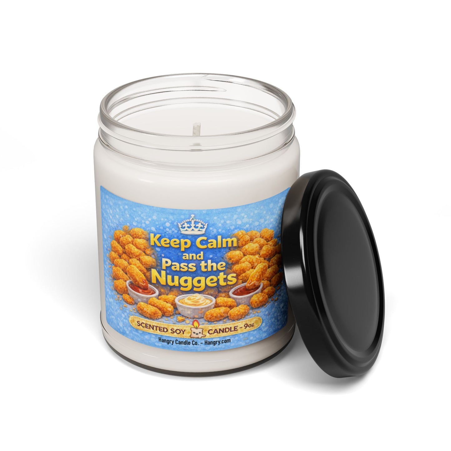Keep Calm and Pass the Nuggets – Funny Comfort Food Candle