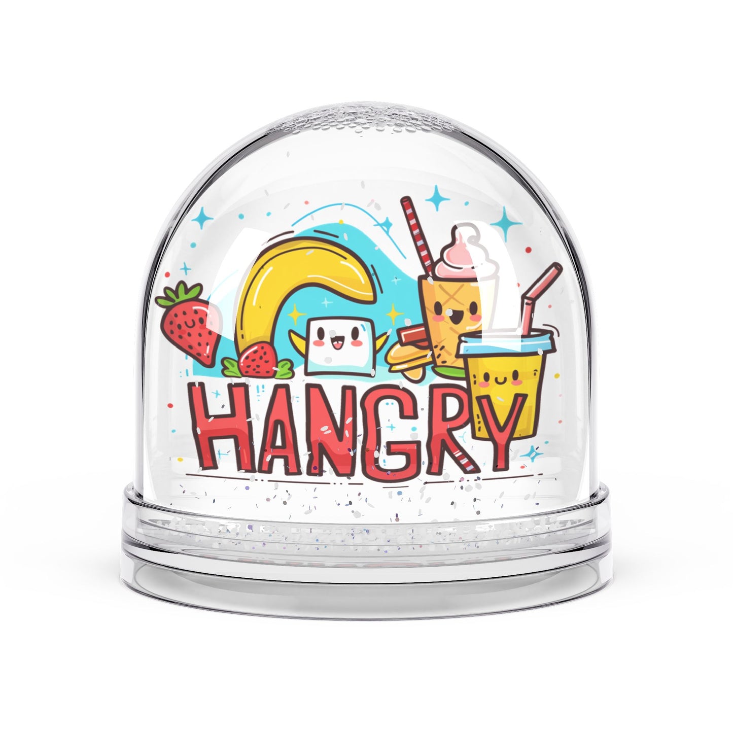 Hangry Snow Globe