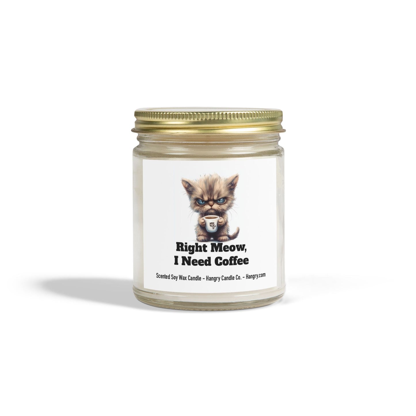 Right Meow, I Need Coffee Candle