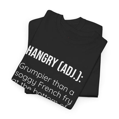 Hangry Definition Tee - Grumpy French Fry