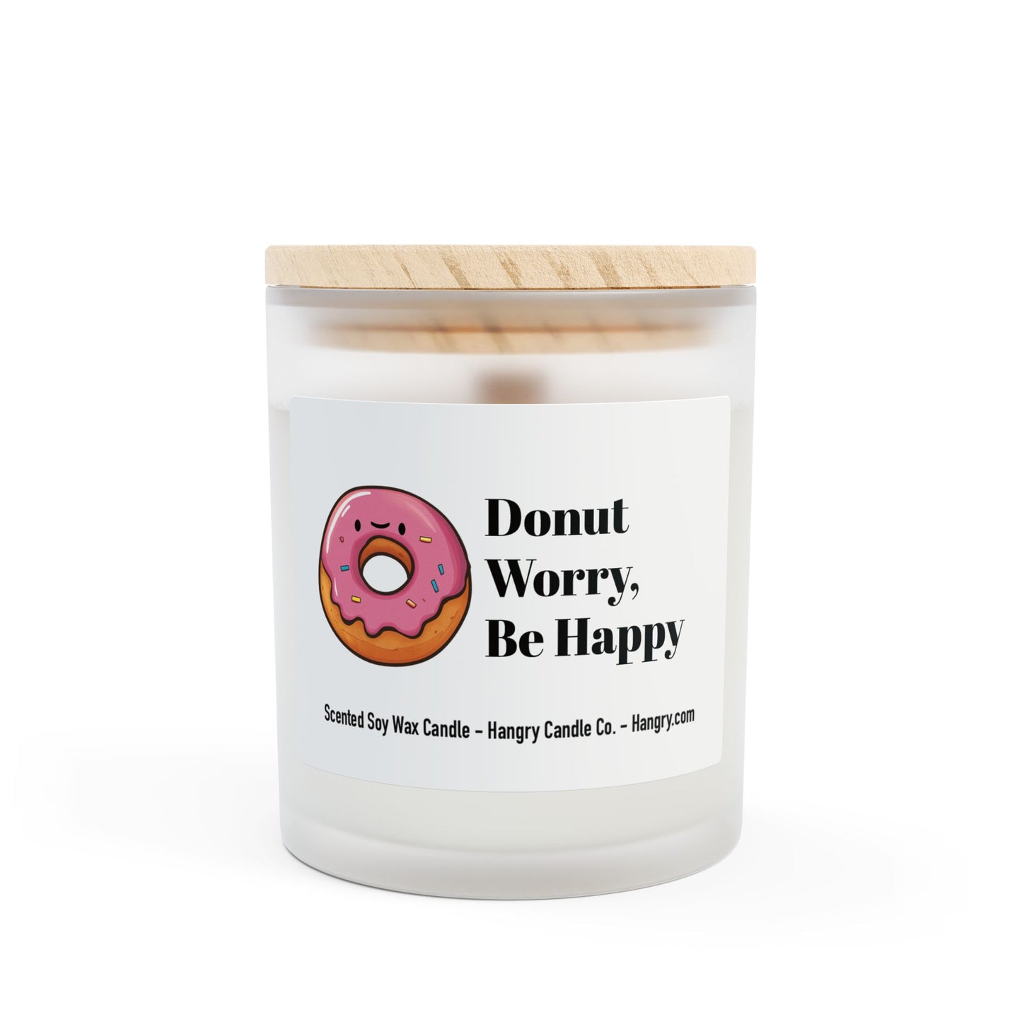 Donut Worry, Be Happy Candle