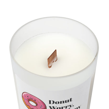 Donut Worry, Be Happy Candle