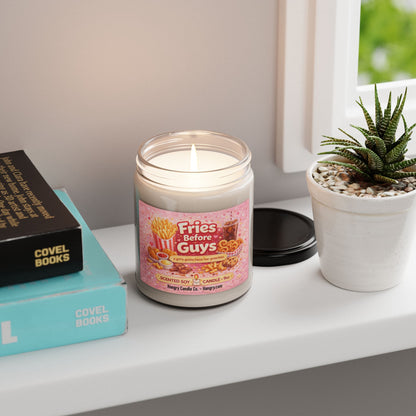 Fries Before Guys – Funny Feminist Candle for Best Friends
