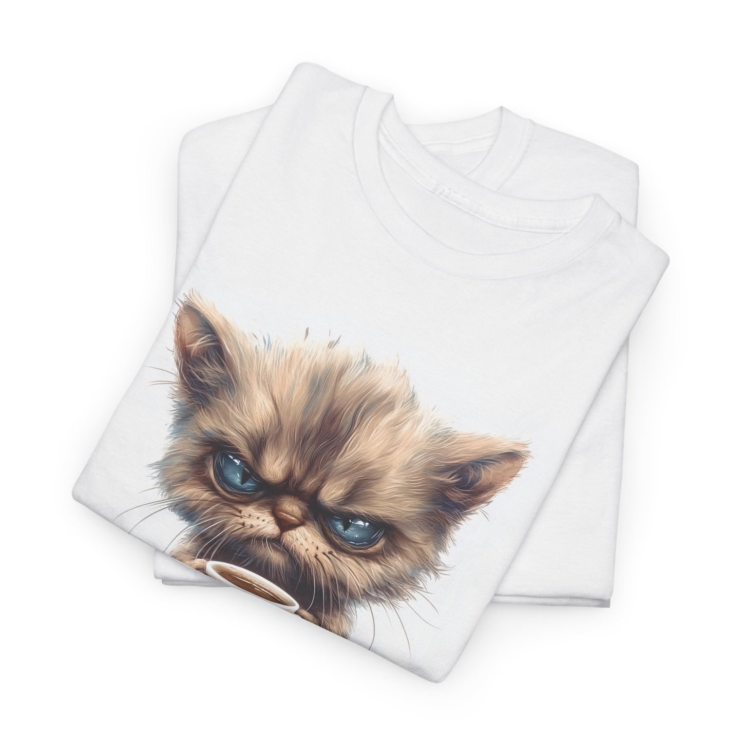 Grumpy Coffee Kitten Tee