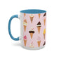 Adorable Ice Cream Cone Accent Coffee Mug