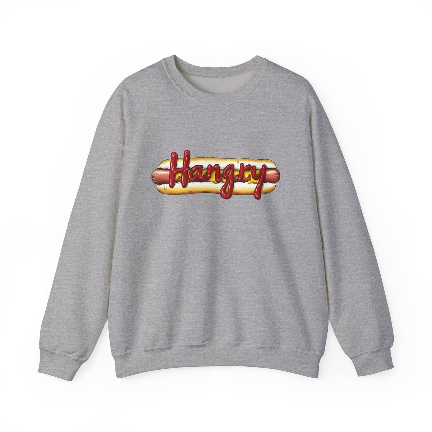 Hangry Hot Dog Logo Crewneck Sweatshirt