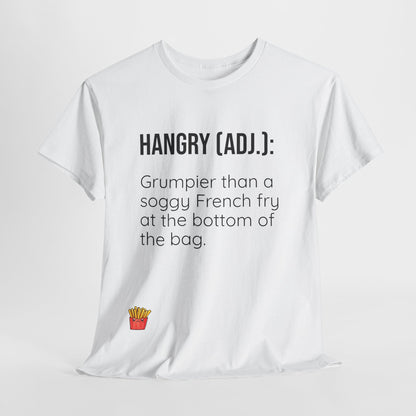 Hangry Definition Tee - Grumpy French Fry