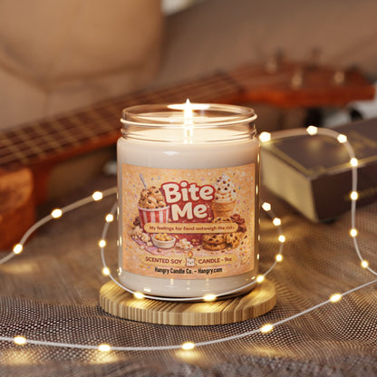 Bite Me – Funny Sarcastic Candle for Hangry Friends & Coworkers