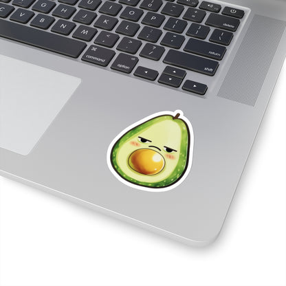 Unhappy Avocado Sticker