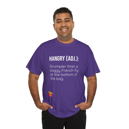 Hangry Definition Tee - Grumpy French Fry