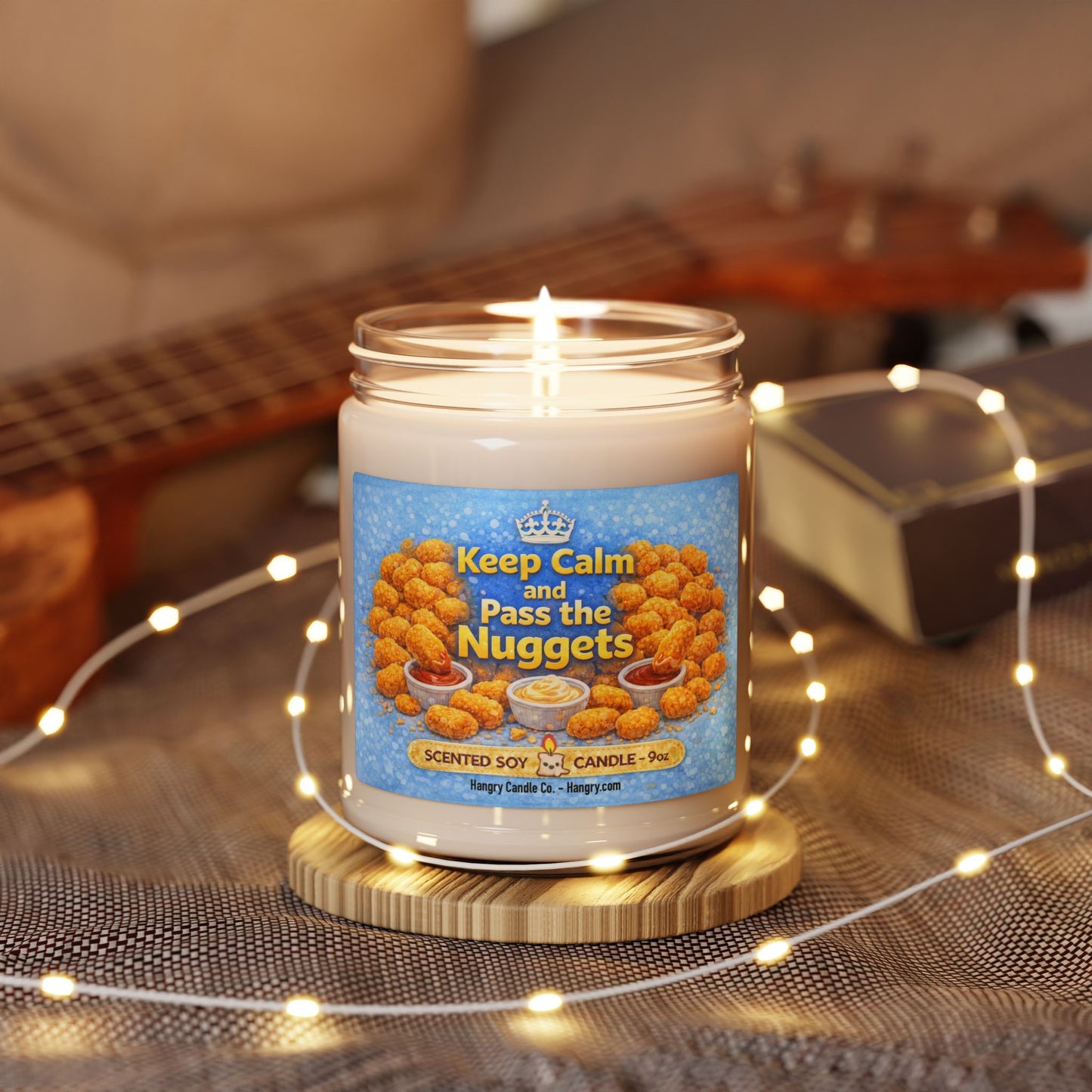 Keep Calm and Pass the Nuggets – Funny Comfort Food Candle