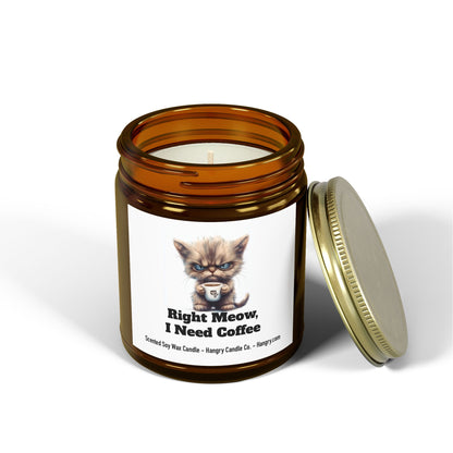 Right Meow, I Need Coffee Candle