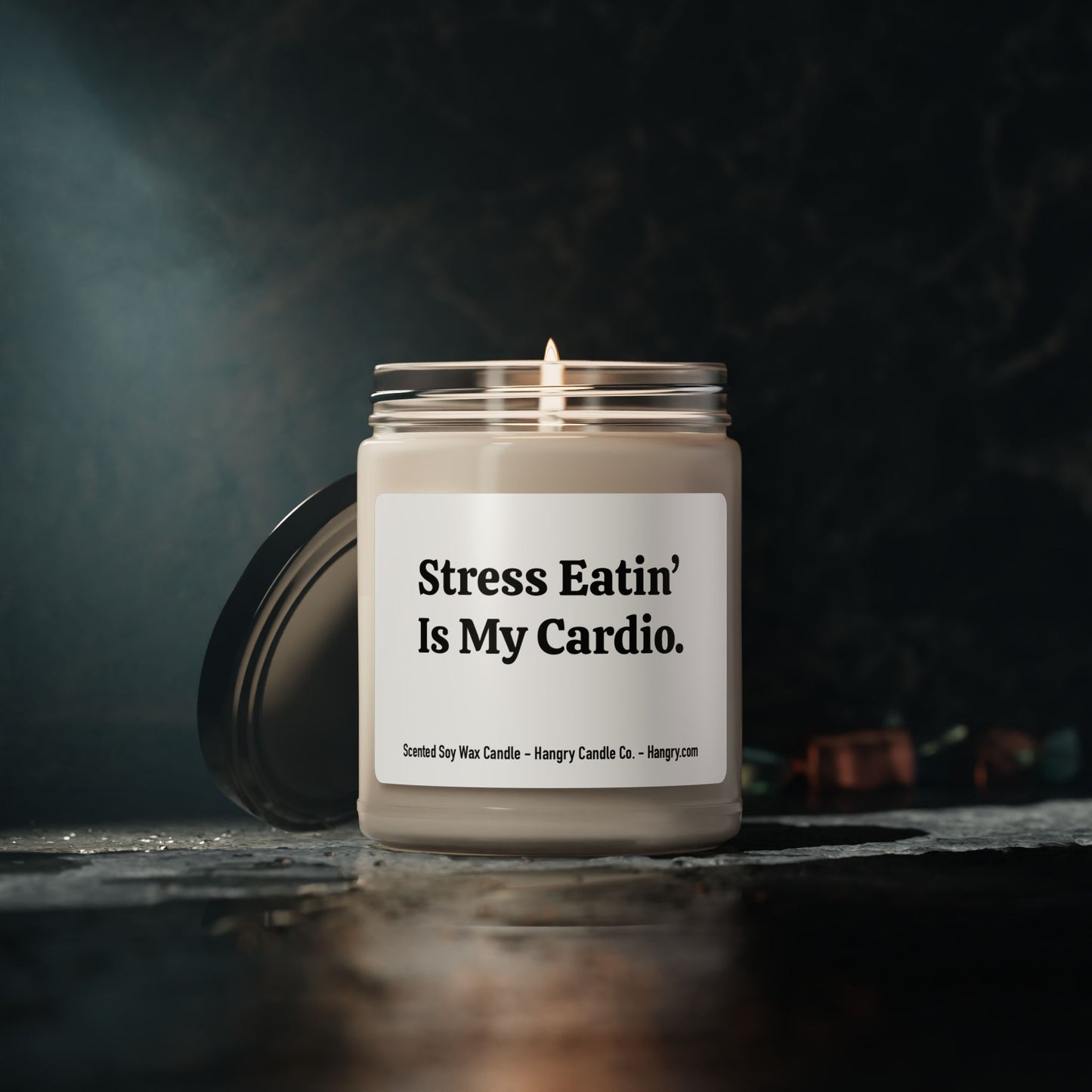 Stress Eatin’ Is My Cardio. - Scented Soy Candle, 9oz