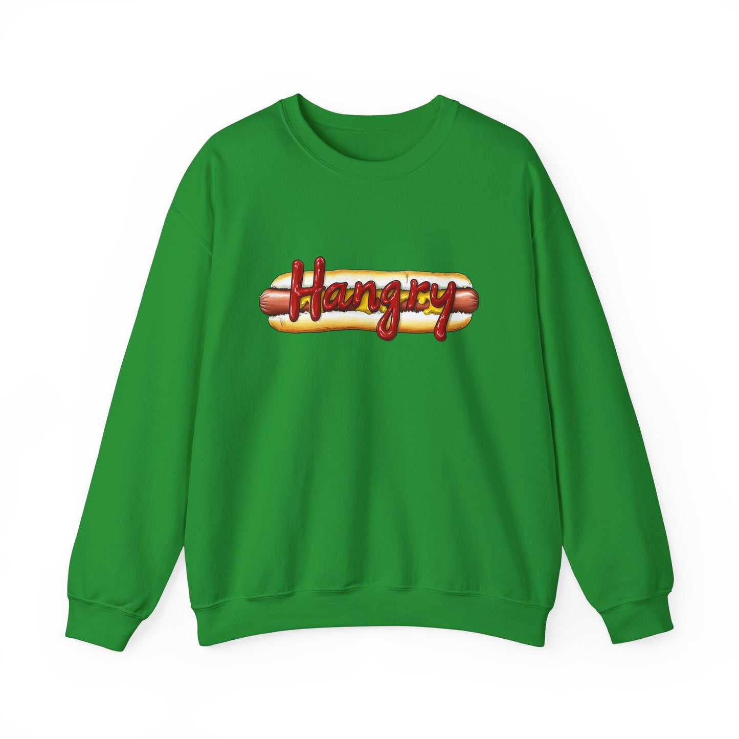 Hangry Hot Dog Logo Crewneck Sweatshirt