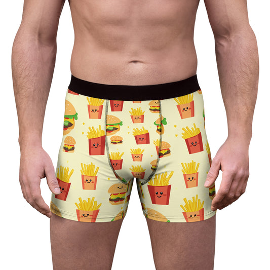 Hamburger and Fries  Boxer Briefs